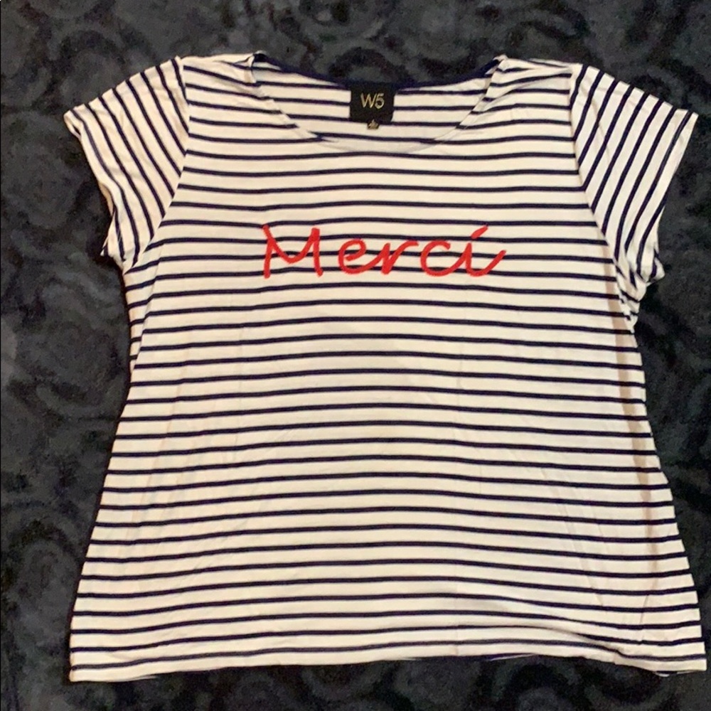 Size Large t-shirt “merci”